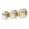 Z-Lite Bennington 3 Light Vanity, Modern Gold & Clear 1938-3V-MGLD - alternate 5